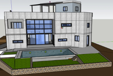 3D architectural design render
